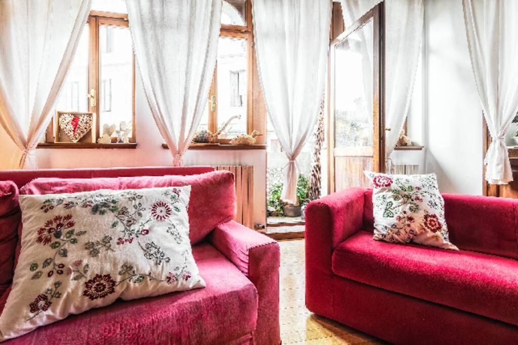 Loft Overlooking The Old Town . Feltre Bagian luar foto